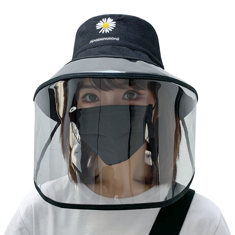 Hat female anti foam fisherman's hat South Korea tide autumn and winter sunscreen UV epidemic isolation cover protective hat