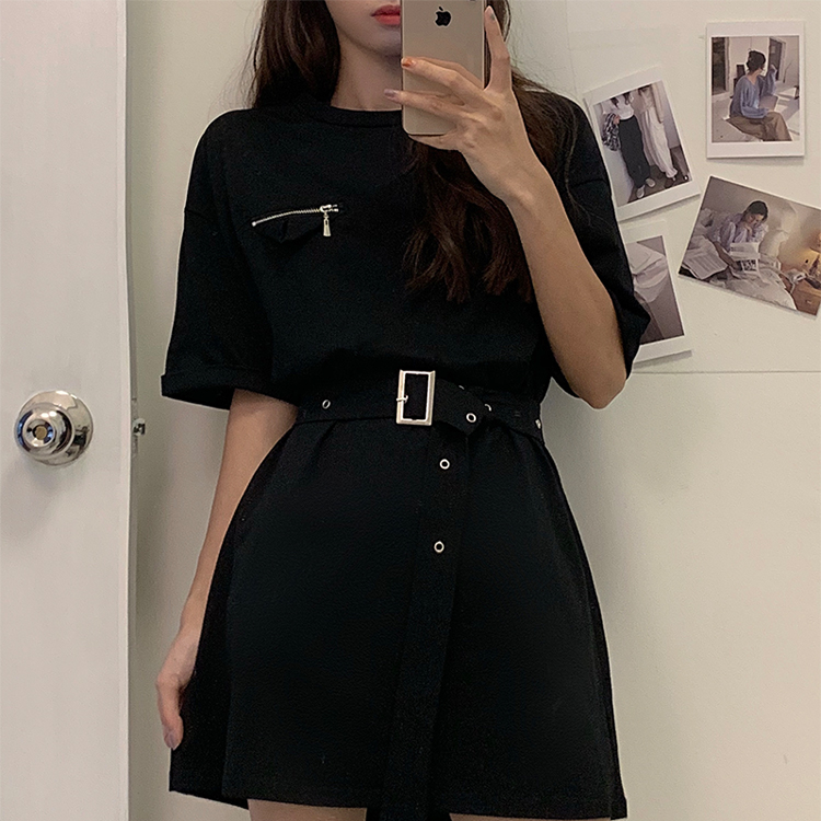 Real price dark cool girl's simple lower garment missing