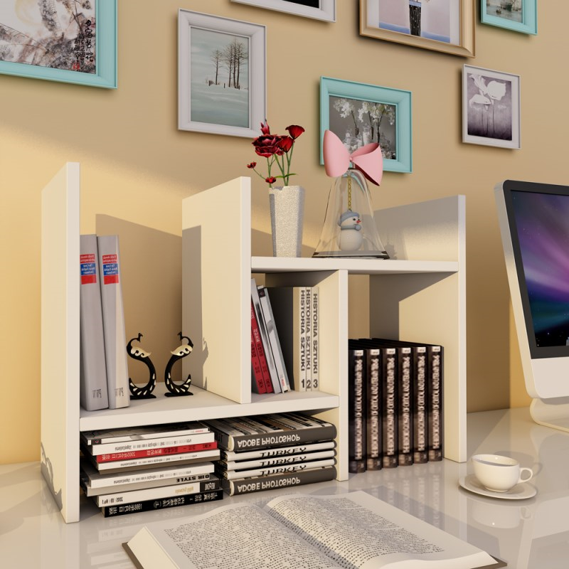 Bookshelf simple desk shelf simple modern student dormitory small bookcase children's desk for office books