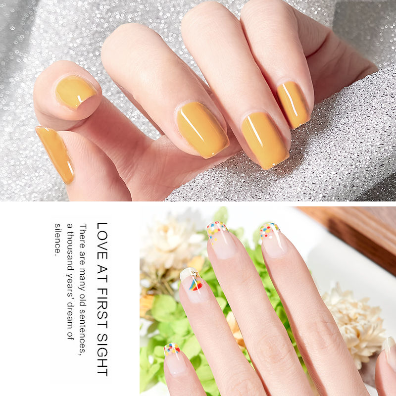 Manicure base seal coat tool set, free hard hard toughening, sealing, phototherapy, nail polish, plastic screen red.