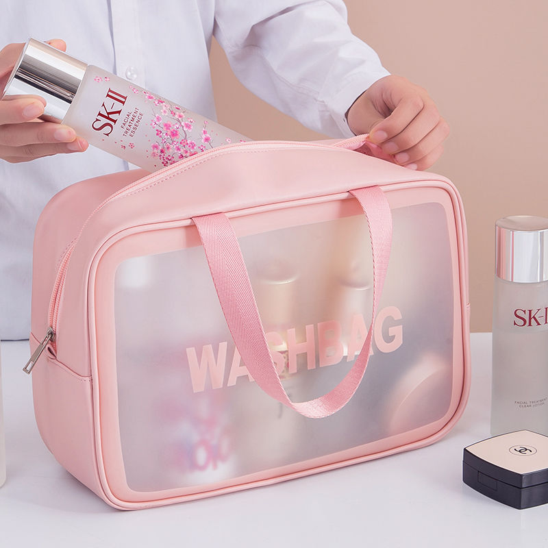 Net red make-up bag large capacity outdoor portable Female Travel Wash Bag waterproof portable transparent storage bag