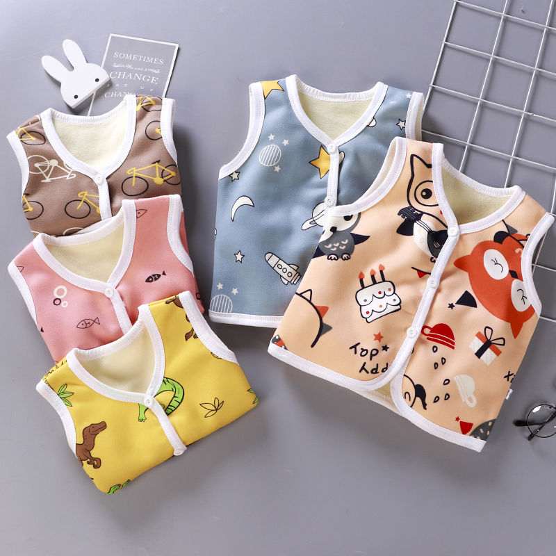 Spring and autumn thin children's Vest cardigan for boys and girls