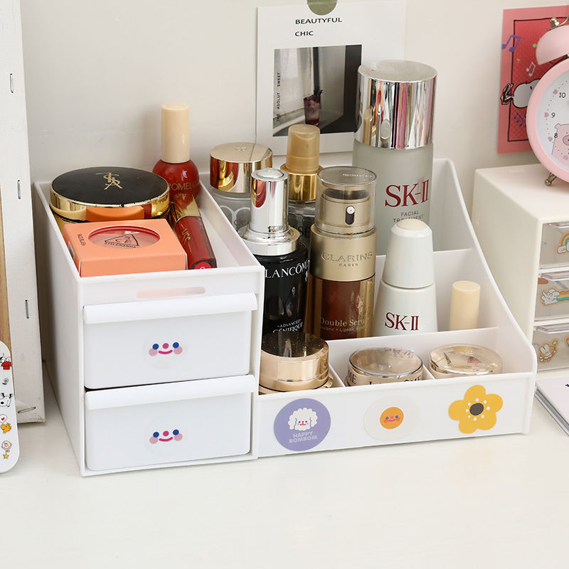 Korean ins Muji Little Red Book same drawer type hand account paper student dormitory cosmetics desktop storage box