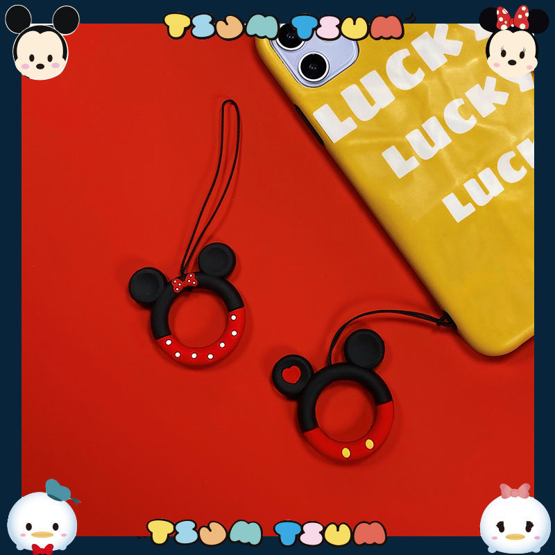 Mobile phone rope hanging rope ring buckle silicone ring hanging rope short style chain pendant rope key U disk hanging decoration women's style
