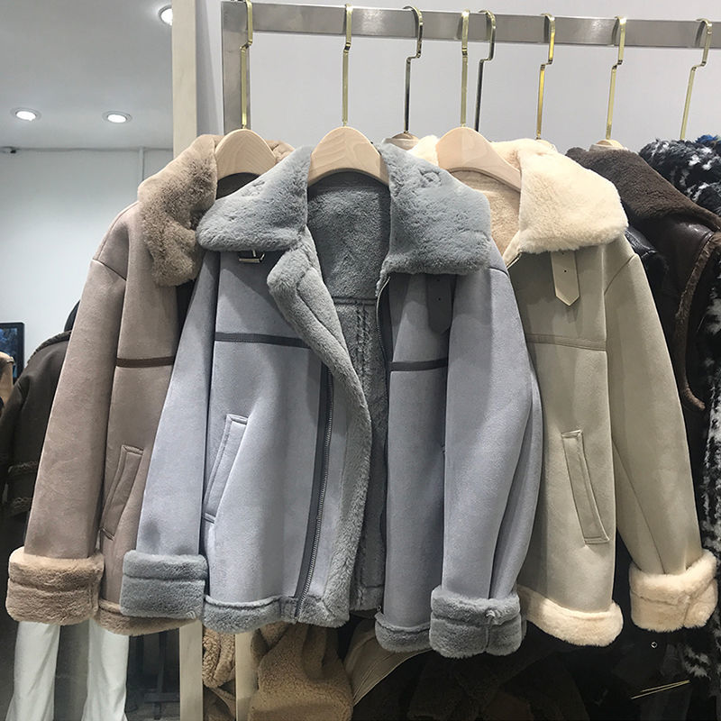 Large size women's fur one fur coat women's coat