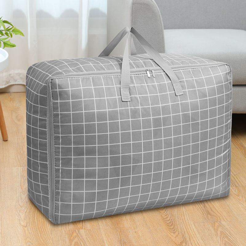 Thickened oversized quilt clothing storage bag large capacity Oxford waterproof student luggage moving bag
