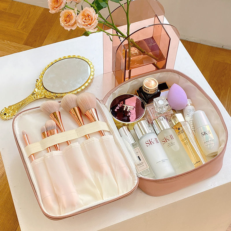 Xinxinwang red ins waterproof cosmetic bag large capacity super fire cute Portable Travel Wash storage bag
