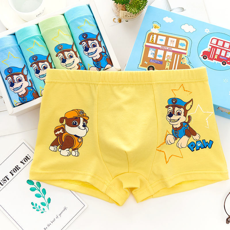 Children's boy's underwear pure cotton boxers middle school children's shorts summer little boy's baby student pants head 12 years old