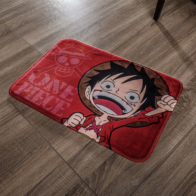 Pirate king cartoon floor mat cute water absorbent anti slip door home bedroom kitchen toilet pad printed carpet