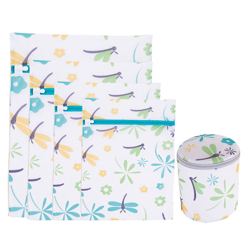 Fine mesh suit thickened large bra bag underwear washing bag net bag laundry bag household laundry bag printing