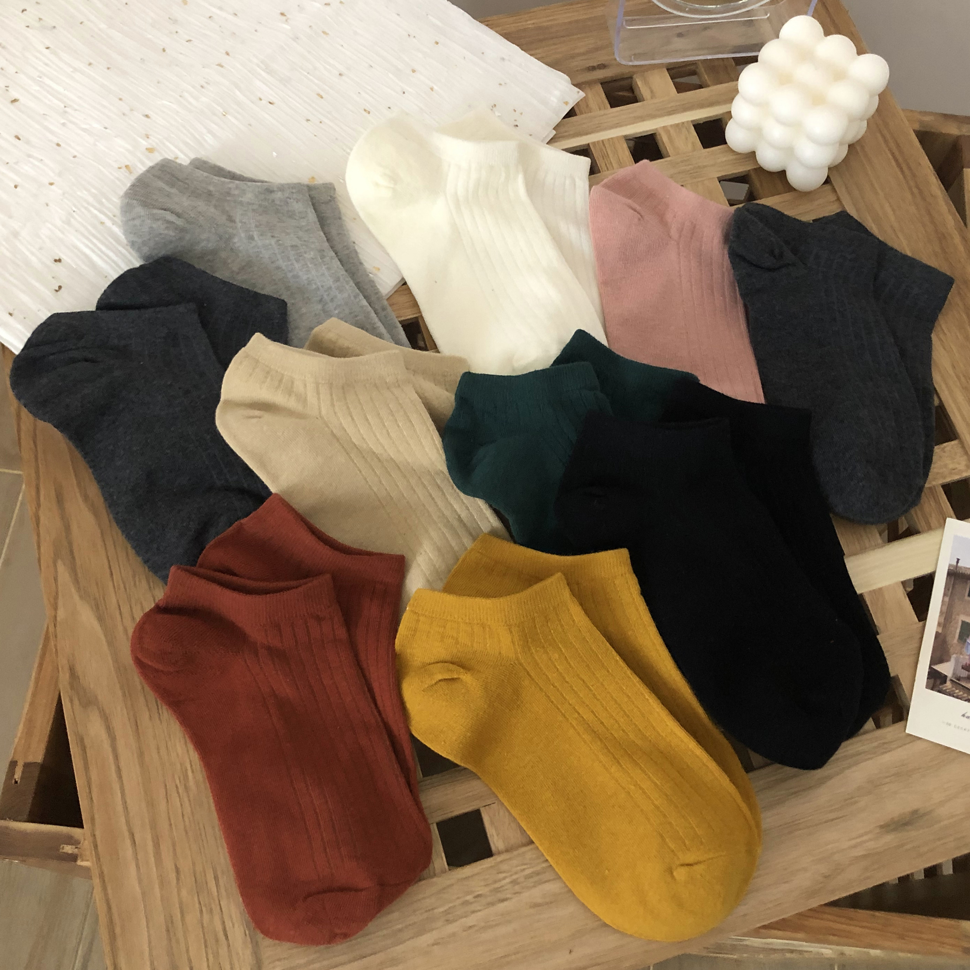 Real price socks children's leisure socks Japanese Fashion College style versatile cotton socks shallow socks spring and summer