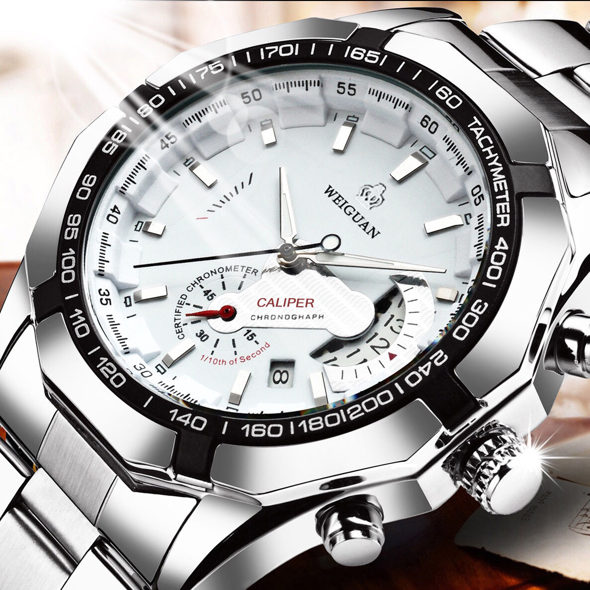 Full automatic movement watch men's non mechanical business steel belt calendar luminous waterproof new gift