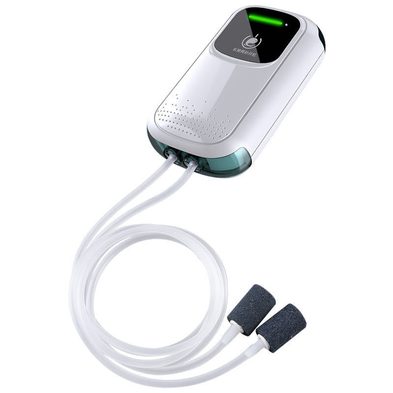 Baccarat fish tank oxygen pump ultra quiet household oxygen pump small aerator charging portable oxygen