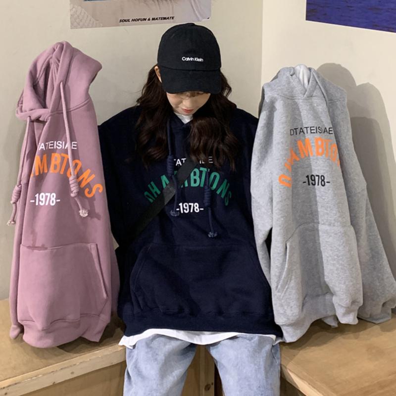 Thin sweater salt line sweater women's autumn and winter tide Korean loose and lazy windport style top