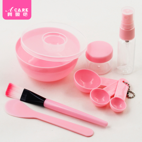 Adjustable mask bowl stick 2 piece set and painted facial mask brush silicone soft BEAUTY SALON FACIAL SPA self-made tool set