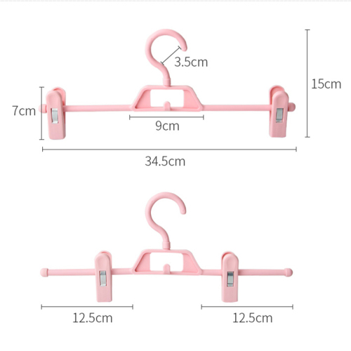 Net red JK clothes hanger household hanging clothes storage rack with clip traceless clothes support fairy dormitory clothes hanger pants clip