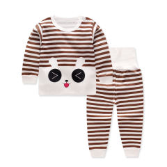 Children's underwear set pure cotton children's clothes boys 0-5 years old baby autumn clothes autumn pants baby clothes spring and autumn high belly pajamas