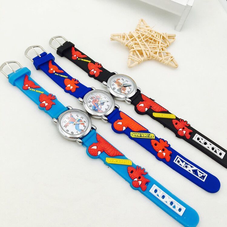 Ultraman watch children waterproof student luminous electronic boy cartoon fashion handsome Spiderman children