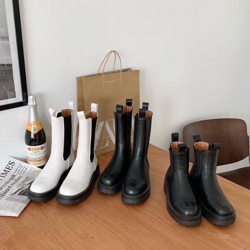 Real price chimney boots, short and medium boots, fashionable, thin and versatile