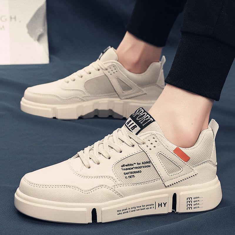 2020 new breathable men's shoes student versatile fashion shoes Korean fashion autumn running sports leisure board shoes men's shoes
