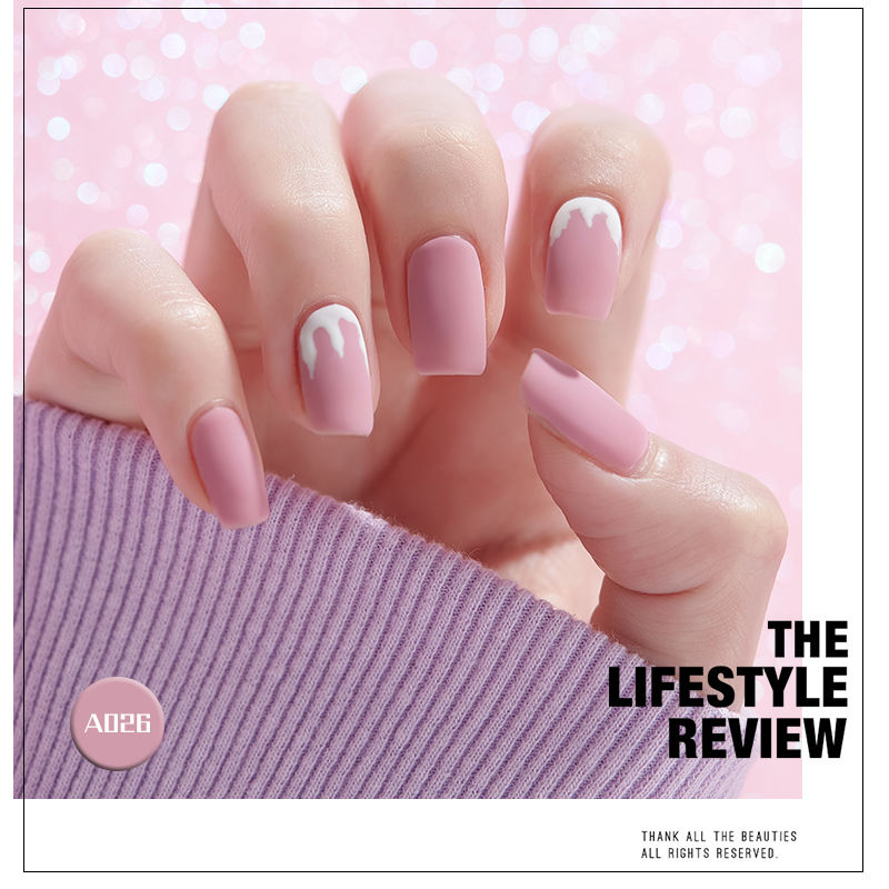 Manicure Nail Polish 2020 new plum color frosted seal net red bar nail shop fashion color