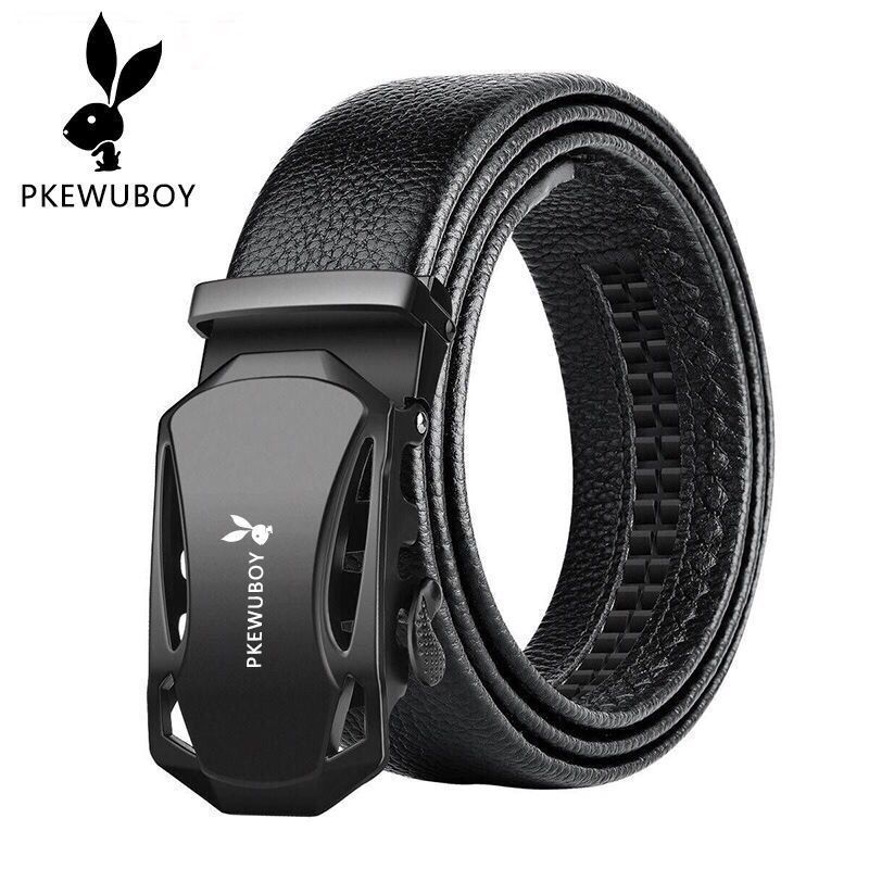 [loss of 100000 pieces] belt man automatic buckle young and middle-aged leather soft leather belt men's versatile belt