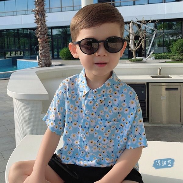 Chenchenma boys' wear children's Short Sleeve Shirt