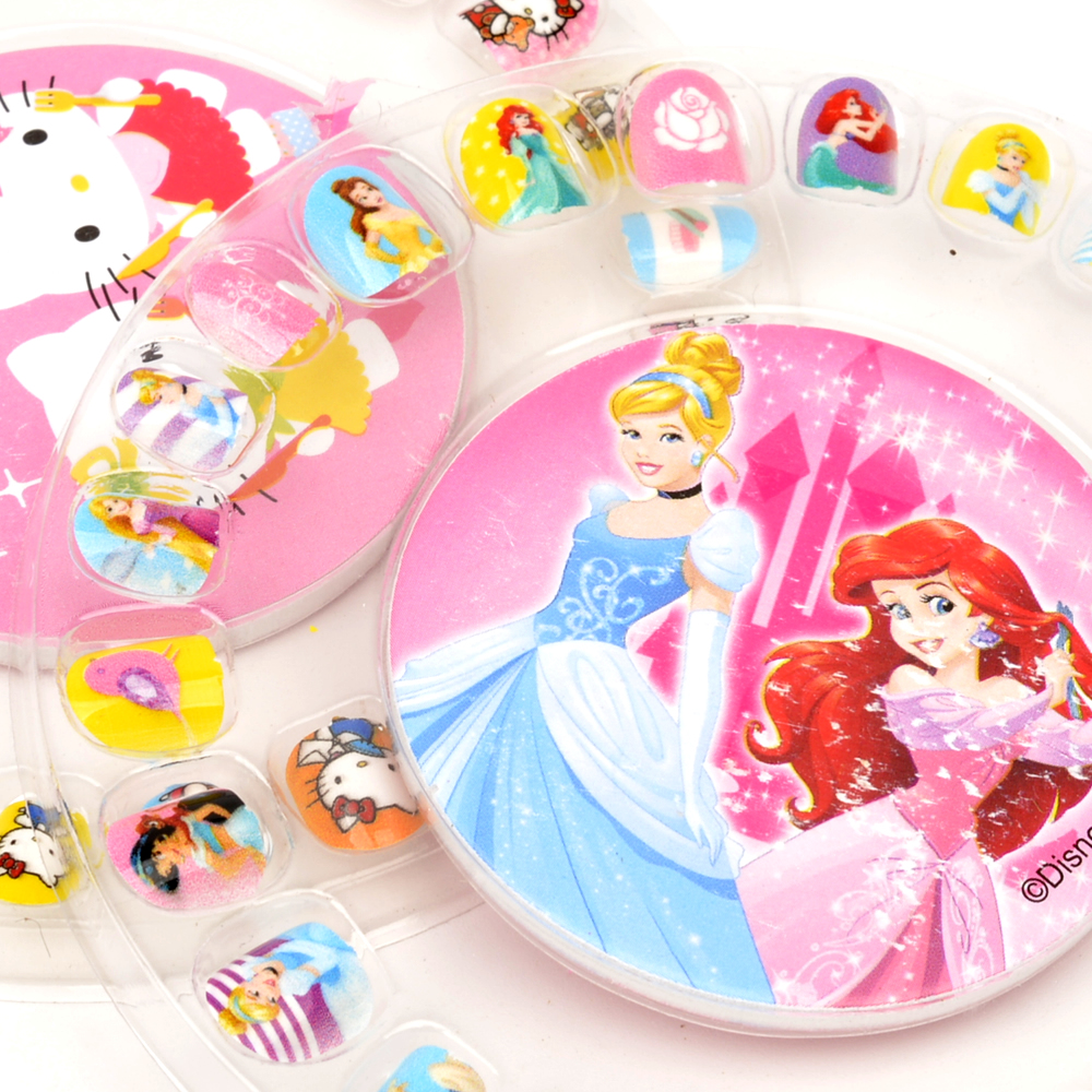 Children's nail patch ice snow Wonderland Disney Princess environmental manicure sticker cute cartoon girl sticker