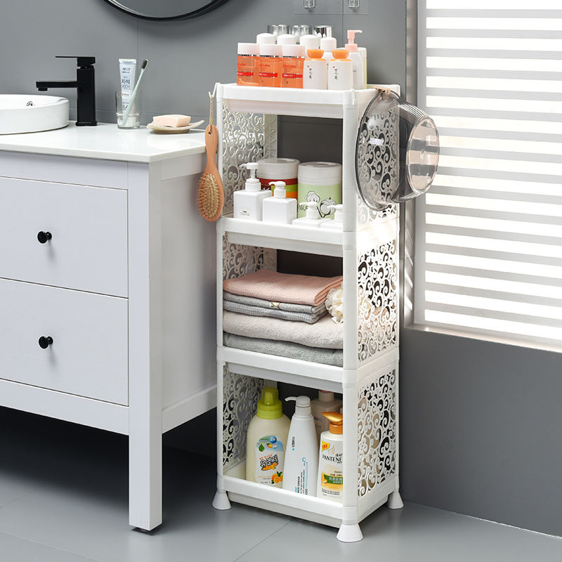 Simple plastic student small bedroom bookcase bookshelf storage shelf simple desk landing economy