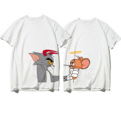 Cat and mouse children's wear men's and women's short sleeve T-shirt summer parent-child wear brother and sister wear sister wear summer new