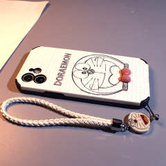 White Doraemon for iPhone 12promax Apple 11 case XS all inclusive soft 7 / 8plus female XR