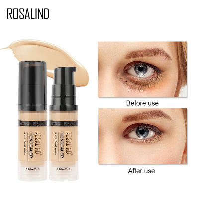 ROSALIND Concealer solution effectively blocks dark circles, pox and print 6 colors, optional cross border special.