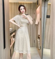 New sparkling star air Goddess Dress