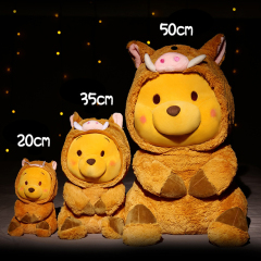 Winnie the Pooh Doll Disney plush toy pillow doll sleeping cuddle bear for girl
