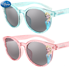 Disney children's Sunglasses girls sunglasses Fashion anti ultraviolet baby sunscreen little girl transparent glasses