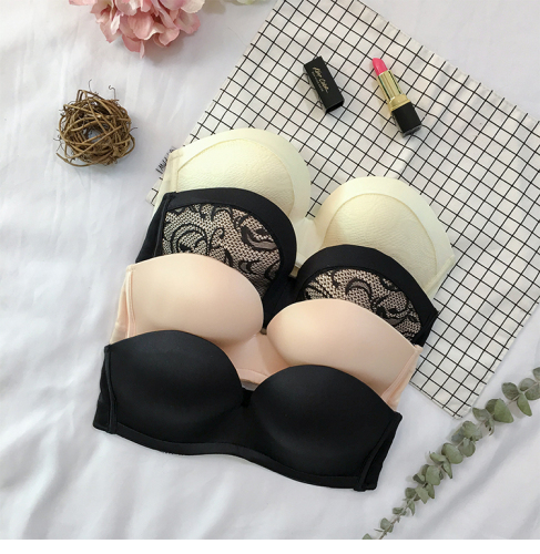 Real-time special bra without shoulder strap, slip-proof, steel-ring underwear, bra gathered together