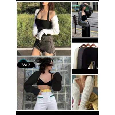 Cross border purchase of autumn and winter knitted jacket and cardigan women's sweater by Amazon in Europe and America