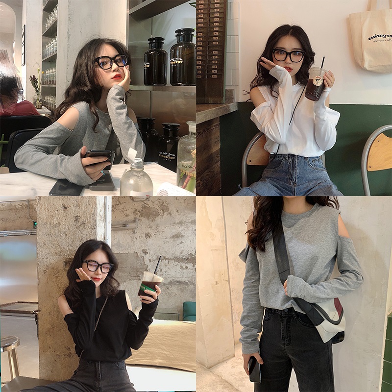 Autumn new Korean long sleeve women's top