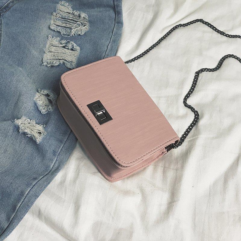 Women's bag 2020 Korean new small square bag Korean messenger bag single shoulder bag straddle bag student Mini chain bag