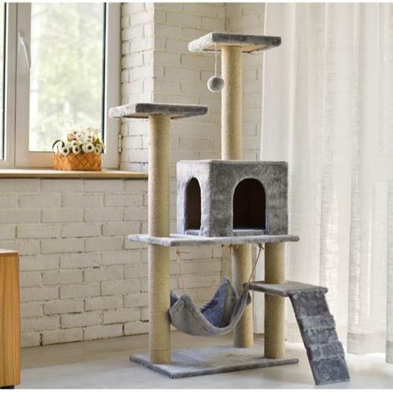 Special price sisal cat climbing frame cat tree cat nest cat toy cat jumping platform cat wear resistant claw board cat pole cat supplies