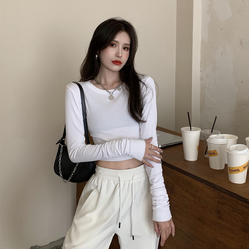 Fall 2021 new slim fit long sleeve T-shirt