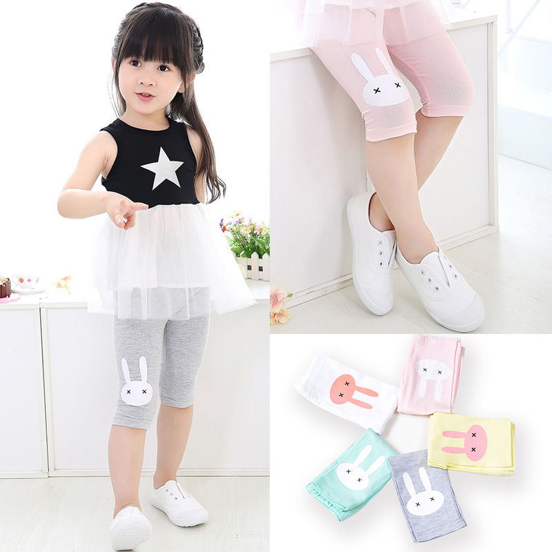 2020 new summer thin girl's Leggings modal all-around baby's Capris