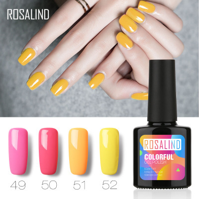 ROSALIND solid color glue Bobbi glue UV nail polish nail polish 10ml adhesive OME OEM