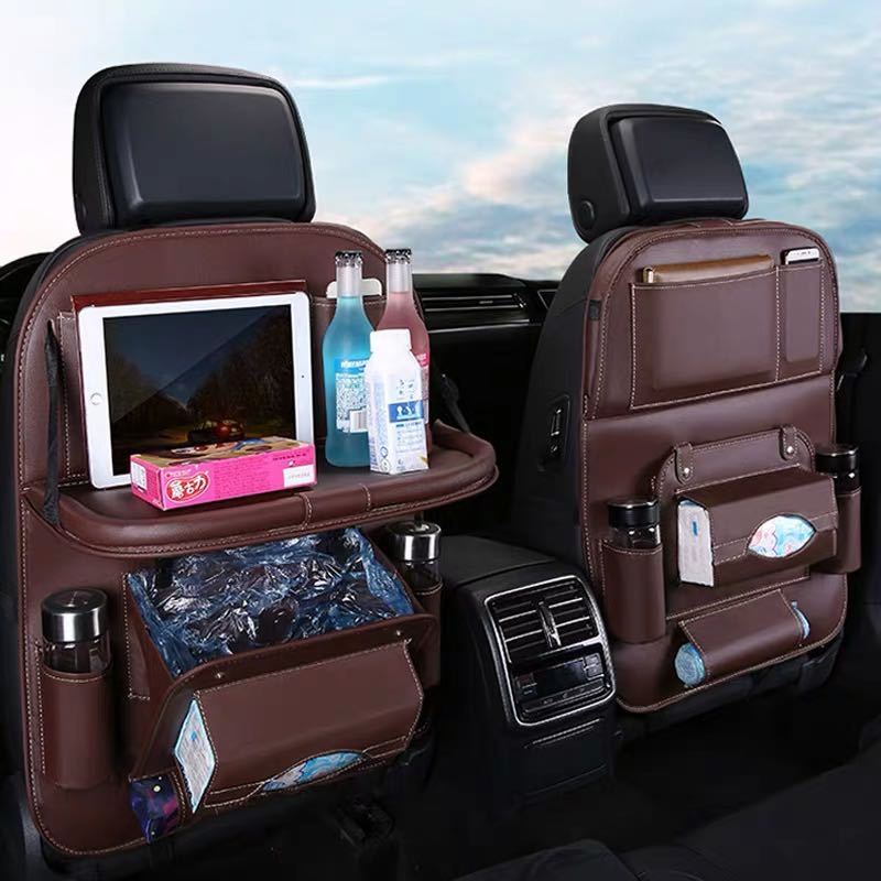 Single car seat back storage bag hanging bag multifunctional storage bag car dining table storage bag storage bag