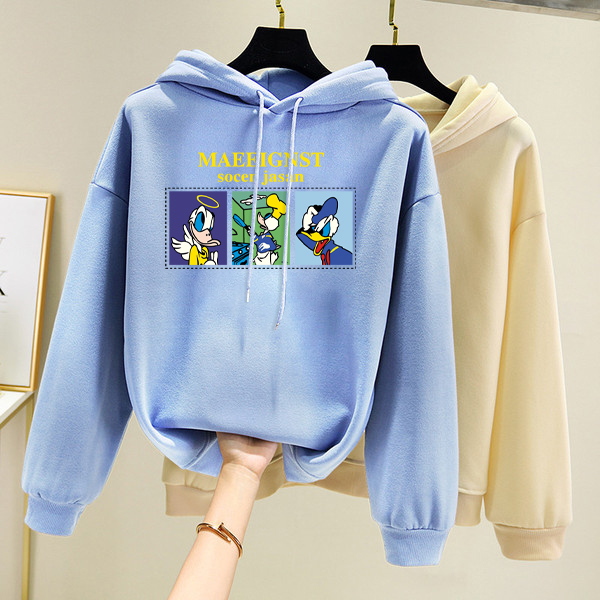 Plush thickened autumn and winter Korean student loose Plush sweater for women's leisure