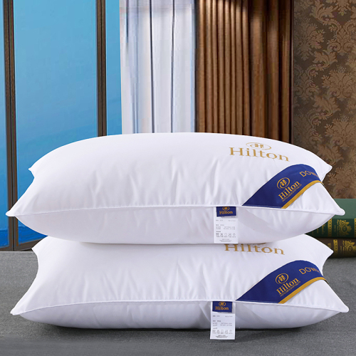 Down pillow 100% white goose down pillow core five-star hotel single and double pillows a pair of household pillows