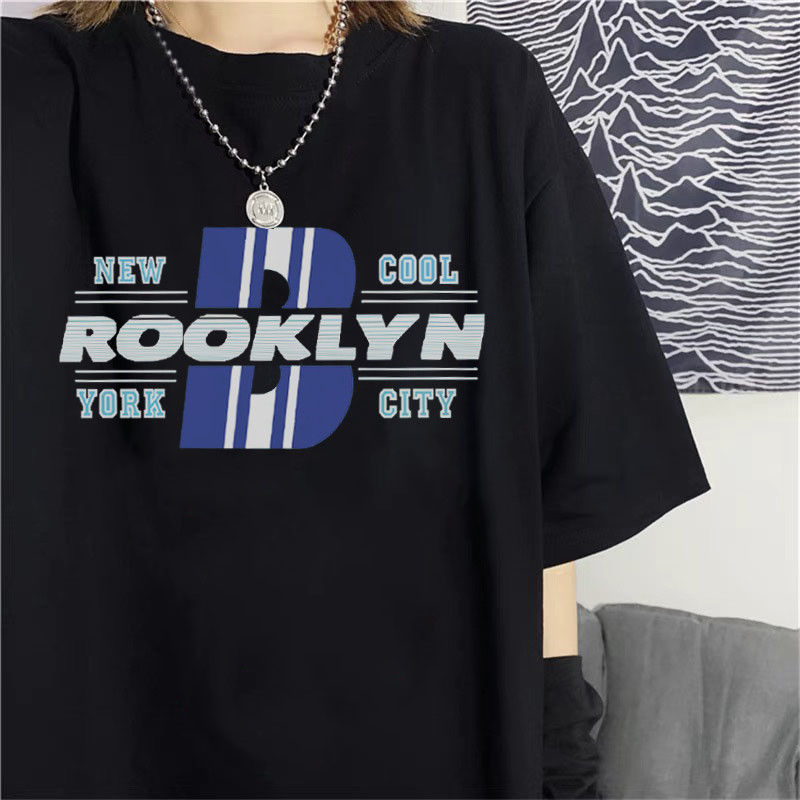 2021 summer T-shirt girl short sleeve student lazy print T-shirt girl