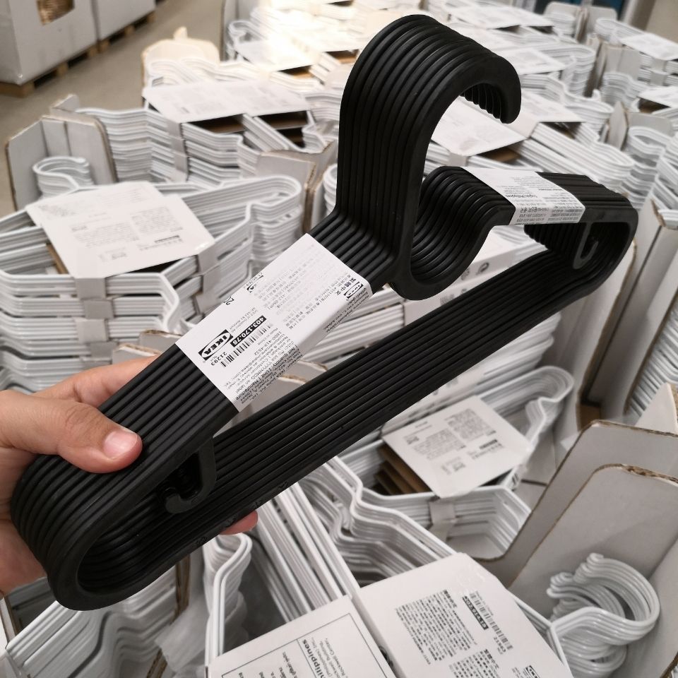 IKEA IKEA domestic purchase of authentic esten plastic clothes hanger hanger, antiskid and traceless clothes hanger