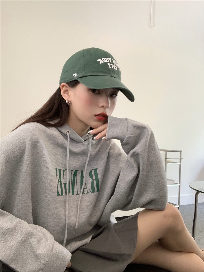 Real price loose and thin printed Hoodie