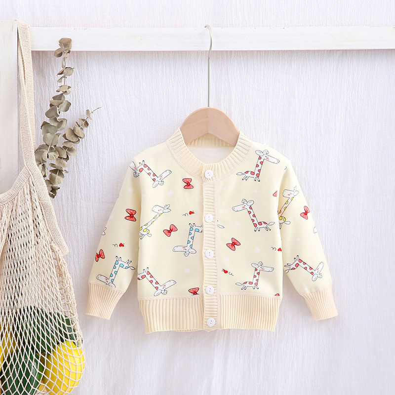 New children's Plush sweater 2019 girls autumn Boys Winter autumn men's cardigans men's and girls' outerwear backing